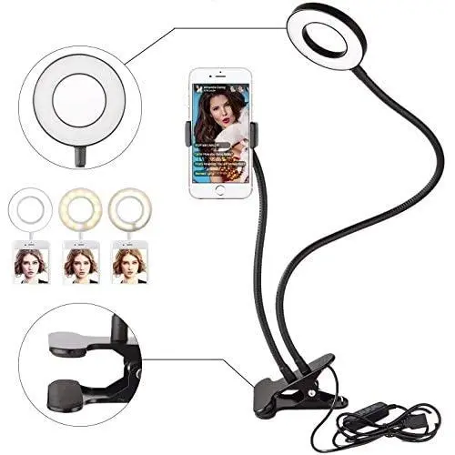 Sokani Selfie Ring Light with Cell Phone Holder and Stand Bracket for YouTube TIK Tok Tiktok Video Live Stream Makeup Dimmable LED Circle RingLight for iPhone Android Mobile Smartphone Sokani Selfie Ring Light with Cell Phone Holder and Stand Bracket for YouTube TIK Tok Tiktok Video Live Stream Makeup Dimmable LED Circle RingLight for iPhone Android Mobile Smartphone