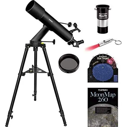 Orion VersaGo E-Series 90mm Altaz Refractor Telescope Kit Orion VersaGo E-Series 90mm Altaz Refractor Telescope Kit