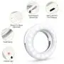 Selfie Ring Light, 3 Lighting Modes Rechargeable Clip on Selfie Fill Light, Cell Phone Lights with 40 LED Beads, Selfie Ring(White)