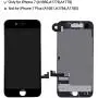 BeeFix Screen Replacement for iPhone 7 Black, 4.7" LCD Display and 3D Touch Digitizer Full Assembly, with Proximity Sensor,Front Facing Camera,Earpiece Speaker and Repair Tools,for A1660, A1778, A1779