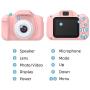 goopow Kids Children Camera, Child Digital Video Mini Camera for Girls with a Cartoon Soft Silicone Cover for Outdoor Play, Toys for Girls 3-8 Years Old, Best Christmas Birthday Gift for Girls (Pink)
