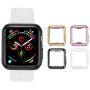 Tranesca 4 Pack Apple Watch case with Built-in HD Clear Ultra-Thin TPU Screen Protector Cover for Apple Watch Series 2 and Apple Watch Series 3 38mm - 4 Pack (Clear+Black+Gold+Rose Gold)