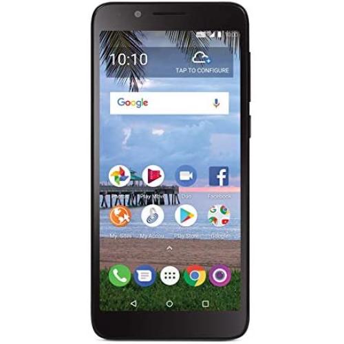 TracFone Carrier-Locked TCL LX 4G LTE Prepaid Smartphone - Black - 16GB - Sim Card Included - CDMA