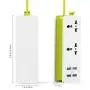 K-century Travel Power Strip Surge Protector with 2 Outlets 4 USB Output 5V 4.2A Output Power Strip with USB Portable Travel Charger Wall Charger with 5ft Cord 100v-240v Power Sockets