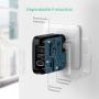 USB C Charger RAVPower 61W PD 3.0 Wall Charger Power Delivery Type C Fast Charger 2 Port Portable Charger for MacBook Pro Dell XPS iPad Pro iPhone 11 Pro Max Pixel 2 XL 3XL Galaxy S10 Nintendo Switch