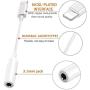 [Apple MFi Certified] 2Pack for iPhone Headphones Adapter, Lightning to 3.5mm Headphone Aux Audio Dongle Splitter Jack Adapter Compatible with iPhone 11/11 Pro/XR/XS Max/X/8/7 Support iOS System