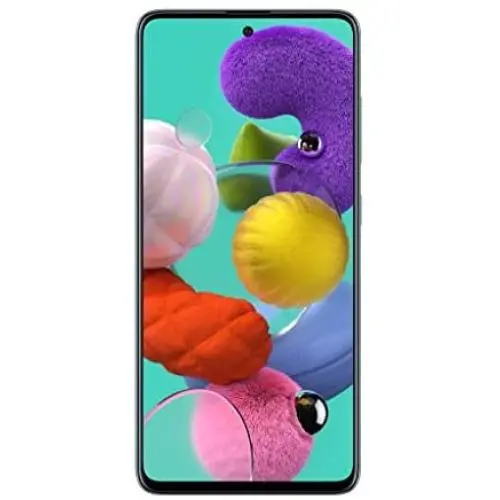 Samsung Galaxy A51 Factory Unlocked Cell Phone | 128GB of Storage | Long Lasting Battery | Single SIM | GSM or CDMA Compatible | US Version | Blue Samsung Galaxy A51 Factory Unlocked Cell Phone | 128GB of Storage | Long Lasting Battery | Single SIM | GSM or CDMA Compatible | US Version | Blue