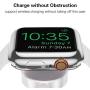 Mastten 2-Pack 38mm Case Compatible for Apple Watch Screen Protector, Full Protective Case TPU HD Ultra-Thin Cover Compatible for iWatch Series 3 2 1, Black, Silver