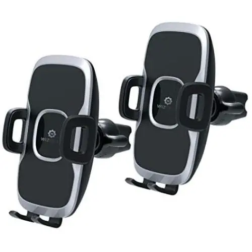 Car Phone Mount, WizGear (2 Pack) Air Vent Swift-Grip Phone Holder for Car, Cell Phone Car Mount Air Vent Holder for Any Smartphone with Twist Lock Base Car Phone Mount, WizGear (2 Pack) Air Vent Swift-Grip Phone Holder for Car, Cell Phone Car Mount Air Vent Holder for Any Smartphone with Twist Lock Base
