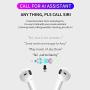 Bluetooth Headphones,Wireless Earbuds with【24Hrs Charging Case】 IPX5 Waterproof, 3D Stereo Headsets in-Ear Ear Buds Built-in Mic, Pop-ups Auto Pairing (White)