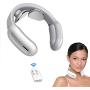 Neck Massager,Intelligent Portable Neck Massage with Heat Cordless,3 Modes 15 Levels Smart Deep Tissue Trigger Point Massage Use at Home,Outdoor,Office,Car