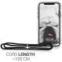 kwmobile Crossbody Case Compatible with Apple iPhone X - Clear Transparent TPU Cell Phone Cover with Neck Cord Lanyard Strap - Transparent/Black kwmobile Crossbody Case Compatible with Apple iPhone X - Clear Transparent TPU Cell Phone Cover with Neck Cord Lanyard Strap - Transparent/Black