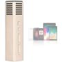eboxer-1 Aluminum Full CNC Phone Mic Portable Voice Amplifier Mini Voice Changer for for Sound(Golden)