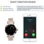 Pard Gorgeous Women Smart Watch, Heart Rate Fitness Tracker, Activity Sport Bracelet for Android and iOS Smartphones, Gold