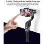 MOZA Mini-S Foldable 3-Axis Gimbal Stabilizer Smartphone Gimbal Compatible with iPhone 11 Xs Max Xr X 8 with Quick Play back,One-Button Zoom, Time-lapse, Object Tracking, Inception Mode Function