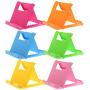 COOLOO Adjustable Cell Phone Stand for Desk, 6 Pack Smartphone Tablet Stand, Universal Foldable Multi-Angle Pocket Desktop Mobile Phone Holder (Multi-Colored)