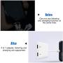 Headphone Adapter & Splitter for iPhone, 4 in 1 Earphone Audio & Charger for iPhone SE/11/11 Pro/11 Pro max/X/XR/XS/8/7, Compatible All iOS Systems