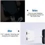 Headphone Adapter & Splitter for iPhone, 4 in 1 Earphone Audio & Charger for iPhone SE/11/11 Pro/11 Pro max/X/XR/XS/8/7, Compatible All iOS Systems