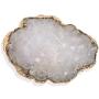 Crystal Phone Grip & Stand: Clear Druzy Healing Natural Stone Crystal Phone Accessory