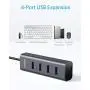 Anker USB C Hub, Aluminum USB C Adapter with 4 USB 3.0 Ports, for MacBook Pro 2018/2017, ChromeBook, XPS, Galaxy S9/S8, and More Anker USB C Hub, Aluminum USB C Adapter with 4 USB 3.0 Ports, for MacBook Pro 2018/2017, ChromeBook, XPS, Galaxy S9/S8, and More