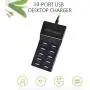USB Charging Station, 10 Port USB Charger Hub, USB Charger Multi Port with Smart Detect, Compatible with iPhone, Galaxy, iPad Tablet, and Other USB Charging Devices