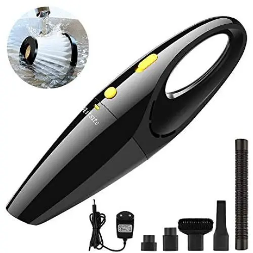 Aitsite Cordless Handheld Vacuum Cleaner 120W Powerful Portable Car Vacuum Cleaner Mini Hand Held Wet and Dry Vacuum with Rechargeable Battery Aitsite Cordless Handheld Vacuum Cleaner 120W Powerful Portable Car Vacuum Cleaner Mini Hand Held Wet and Dry Vacuum with Rechargeable Battery
