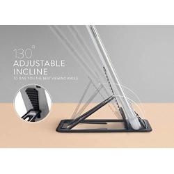 Pocket-Size Slim-Pro Stand by Amusent, Ultra Slim Portable Phone Stand, Foldable Kickstand, Sturdy, Adjustable, Multi-Angled, Compatible w/iPhone, Smartphones & Tablets