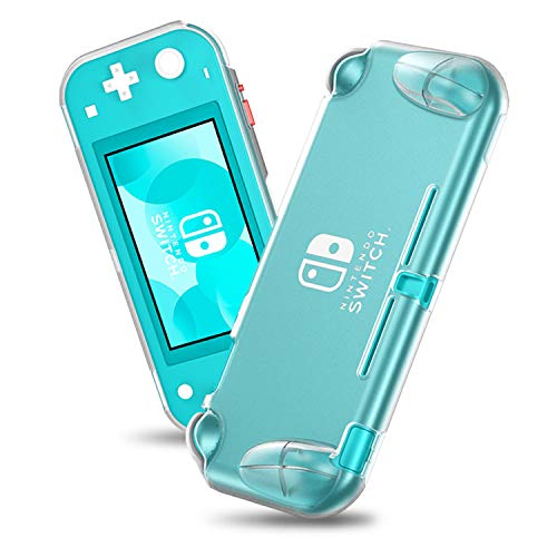 E-Began Protective Soft TPU Case for Nintendo Switch Lite (2019 Release), Ultra Slim Thin [Anti-Scratch] with Ergonomic Grip Design, Light Weight Shockproof Cover Case -Clear