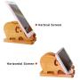 Cell Phone Stand, Phone Dock : Cradle, Holder, Compatible with Switch, All Android Smartphone, Phone 11 Pro Xs Max Xr X 8 7 6 6s Plus 5 5s 5c, Bamboo Desk Organizer Accessories (Elephant Phone Stand)