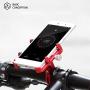 XOSS Bike Cellphone Holder, Mobile Support for Mountain Bike Bicycle Handlebar & Stem Cellphone Holder Aluminium Alloy Adjustable Mobile Phone Mount for Highway Vehicles (Blue Plus 6)
