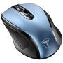 VicTsing MM057 2.4G Wireless Portable Mobile Mouse Optical Mice with USB Receiver, 5 Adjustable DPI Levels, 6 Buttons for Notebook, PC, Laptop, Computer - Blue