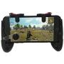 DragonPad Game Trigger - Universal Mobile Game Controller - Phone Grip with Joystick/Fire Buttons Anti-Slip & Detachable for 5.0-6.0 Inch Mobile Phone Android iOS Gamepad Black