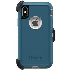 Otterbox Defender Series Screenless Edition Case for Iphone Xs & Iphone X - Retail Packaging - Big Sur (Pale Beige/Corsair)