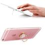 Phone Ring Holder Stand Rose Gold Oddss Pink Geometric Marble Universal Thin Finger Ring Grip 360° 180°Flip Ring Stand Grip Mount Compatible for Smartphones