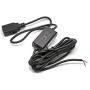 EDO Tech Ultra Compact USB Direct Hardwire Adapter Kit for Apple iPhone 7 6 6plus 5 5S 5C 4 3G 3 HTC One Nokia Lumia Google Nexus Sony Xperia LG Optimus Smartphone Phone GPS SiriusXM Radio Dash Cam