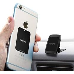 Wuteku Magnetic Cell Phone Dashboard Holder Kit for Car - Works on All Vehicles, Phones and Tablets - Compatible with Phones XR XS X 8 7 and Samsung S10 S9 S8 by Pro Driver - Strong 3M