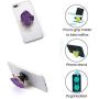 Gorgeous Agate Crystal Druzy Quartz Phone Grip Phone Holder for Smart Phones and Tablets (Purple)