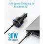 USB C Car Charger, Anker 48W 2-Port PIQ 3.0 Fast Charger Adapter, PowerDrive+ III Duo with Power Delivery for iPhone 11/11 Pro/11 Pro Max/XR/XS/X, Galaxy S10/S9, Note 9, Pixel 3/2, iPad Pro and More
