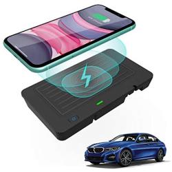 CarQiWireless Wireless Phone Charger for 2019 2020 2021 BMW 3 Series G20 Fast Charging Wireless Charging Pad for BMW 330i, 330i xDrive, M340i, M340i xDrive, 330e, 330e xDrive Accessories