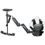 Flycam HD-3000 Stabilizer with Galaxy Dual Arm & Body Vest Steadycam System (GLXY-AV-HD-3) For Video DSLR Cameras | Free Accessories