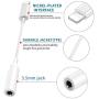 Lighting to 3.5 mm Headphone Jack Adapter Earphone/Earbuds, Compatible with iPhone 11 Pro Max/X/XS/XR/ 8 Plus/ 8 Support All iOS Systems