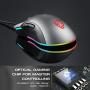 MOTOSPEED USB Wired 12000DPI Gaming Mouse Support Macro Programming, Adjustable RGB Backlit, 8 Adjustable DPI Mouse for PC, Laptop, Apple MacBook