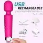 NiuNiu Premium Personal Wand Massager with 20 Vibrations & 7 Speeds, Whisper Quite - Magnetic USB Rechargeable & Waterproof- Perfect for Muscle Tension, Back, Neck Relief, Soreness, Recovery - Pink NiuNiu Premium Personal Wand Massager with 20 Vibrations & 7 Speeds, Whisper Quite - Magnetic USB Rechargeable & Waterproof- Perfect for Muscle Tension, Back, Neck Relief, Soreness, Recovery - Pink