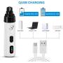 Viixm Dog Nail Grinder, Electric 2-Speed Pet Nail Trimmer Clipper Low Noise Rechargeable Painless Paws Grooming and Smoothing for Small Medium Large Dogs and Cats Viixm Dog Nail Grinder, Electric 2-Speed Pet Nail Trimmer Clipper Low Noise Rechargeable Painless Paws Grooming and Smoothing for Small Medium Large Dogs and Cats