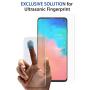 Galaxy S10 Screen Protector, [Dome Glass] Full 3D Curved Edge Tempered Glass [Exclusive Solution for Ultrasonic Fingerprint] Easy Install Kit by Whitestone for Samsung Galaxy S10 (2019) - 2 Pack