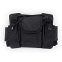 Universal Radio Chest Harness Bag Pocket Pack Holster for Two Way Radio Walkie Talkie, Rescue Essential for Men Women Hiking Camping (Black)