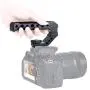R005 Camera Top Handle Camera Top Cheese Handle Grip Universal Video Stabilizing Rig W 3 Cold Shoe Adapters to Mount Microphone, LED Light, Monitor, Easy Low Angle Shoots Metal R005 Camera Top Handle Camera Top Cheese Handle Grip Universal Video Stabilizing Rig W 3 Cold Shoe Adapters to Mount Microphone, LED Light, Monitor, Easy Low Angle Shoots Metal