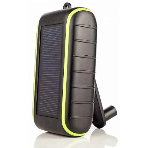 Solar Charger Hand-Crank Portable, 10000 mAh Solar Power Charger, 2020 Edition, Dual USB Output , LED Flashlight, 3 Power Modes, Mobile Phone Charger Waterproof for Indoor Outdoor (Black) Solar Charger Hand-Crank Portable, 10000 mAh Solar Power Charger, 2020 Edition, Dual USB Output , LED Flashlight, 3 Power Modes, Mobile Phone Charger Waterproof for Indoor Outdoor (Black)