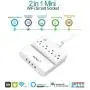 Smart Power Strip WiFi Plug Outlet Wireless Socket Surge Protector Compatible with Alexa Google Assistant IFTTT,4 AC Outlet 4 USB Ports,Remote Voice Control Timer USB Charger School College Dormitory
