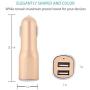 Tranesca Compatible 4.8A/24W Dual USB Port Car Charger for iPhone X 8 7 6S 6 Plus, 5 SE 5S 5 5C, Samsung Galaxy S9 S8 S7 S6 Edge, Note 8 4, LG G6 G5 V10 V20, HTC,Nexus, iPad Pro and More-Gold